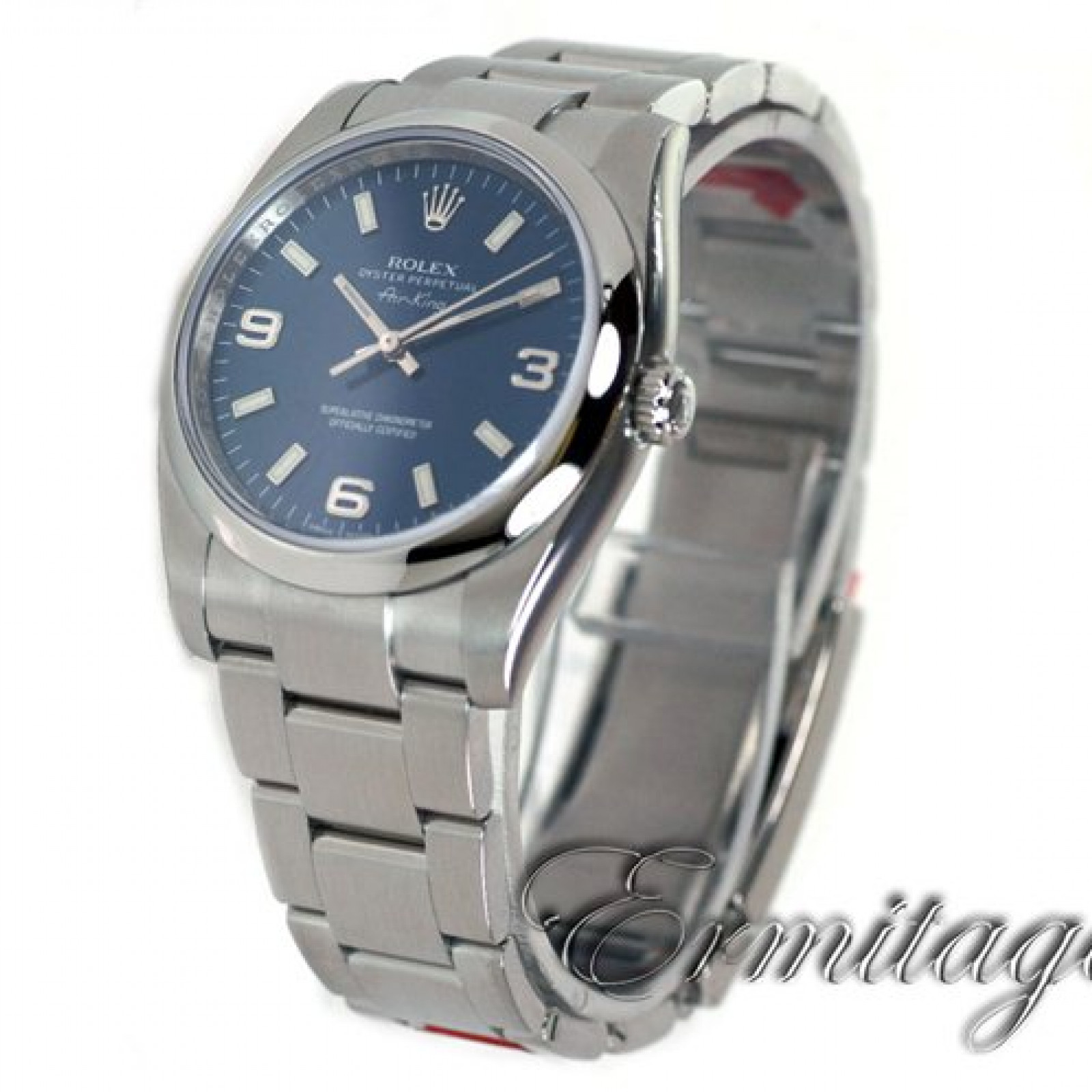 Rolex Air King 114200 Steel with Blue Dial Year 2012